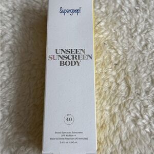 New Supergoop! Unseen Sunscreen Body SPF 40